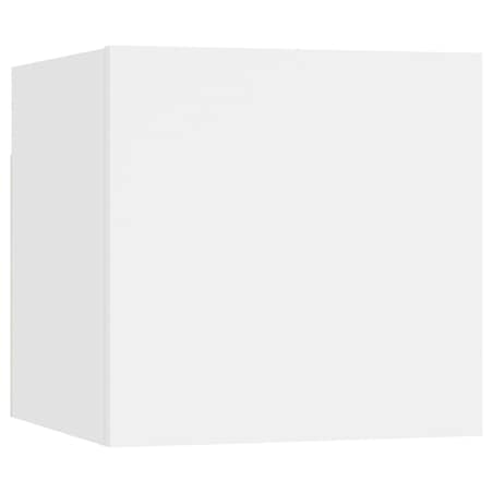 vidaXL Szafka nocna, biała, 30,5x30x30 cm, materiał drewnopochodny