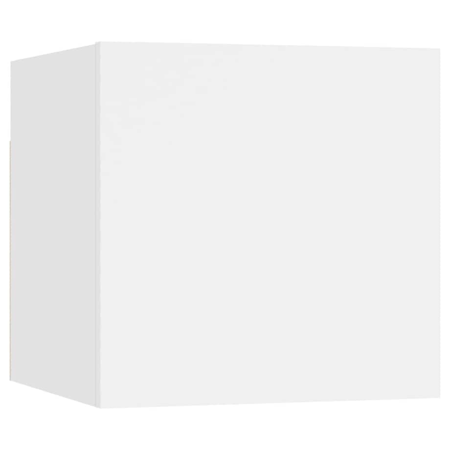 vidaXL Szafka nocna, biała, 30,5x30x30 cm, materiał drewnopochodny