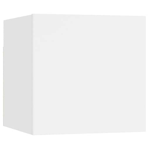 vidaXL Szafka nocna, biała, 30,5x30x30 cm, materiał drewnopochodny
