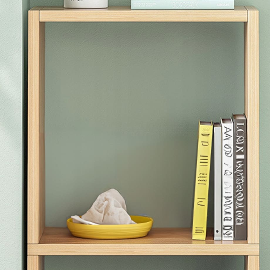 Regał Stojący Biały Na Książki Półki Wysoki Skandynawski Słupek Szafa Loft