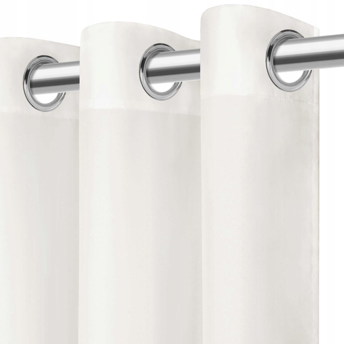 Zasłona Gotowa na Przelotkach matowa Dekoracyjna Zwiewna 140 x 250 cm Viva