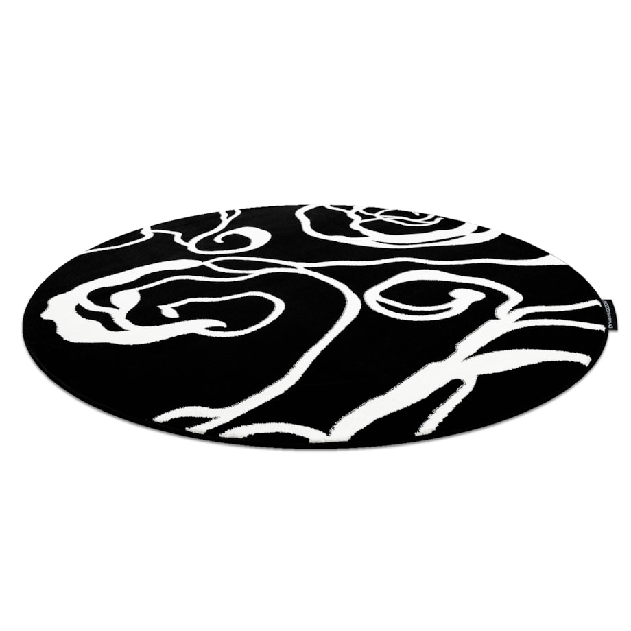 Dywan HAMPTON Rosa koło róża, kwiaty koło 160 cm