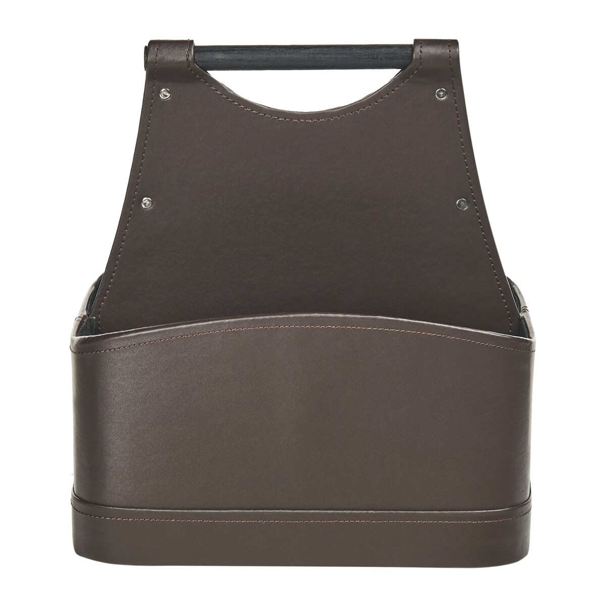 Kosz ekoskóra ciemnobrązowy URUK