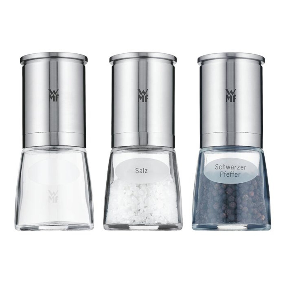 Zestaw 3 młynków do przypraw Ceramill de Luxe, 14 x 6 cm, WMF