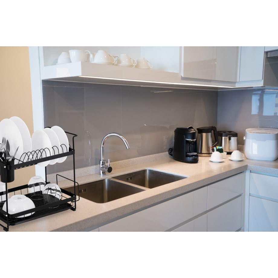 Suszarka do naczyń dwupoziomowa, ociekasz, Massido