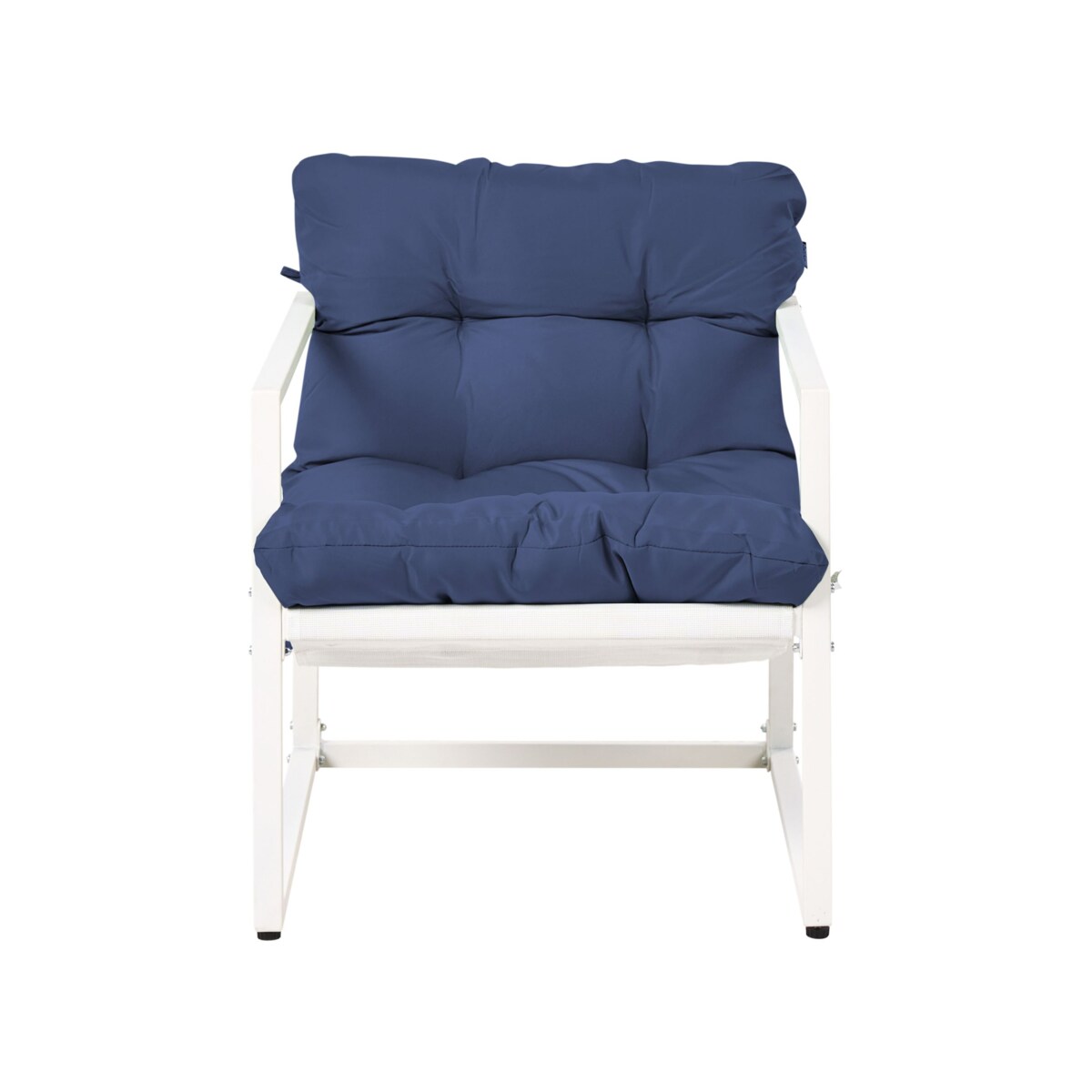 Zestaw ogrodowy ze stolikiem dla 4 osób GARDA Metal Niebieski