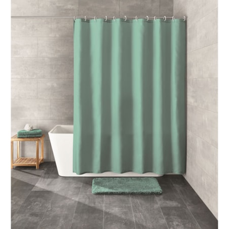 KLEINE WOLKE Rica Ekologiczna Zasłona prysznicowa Eco Care 180x200 cm zielony