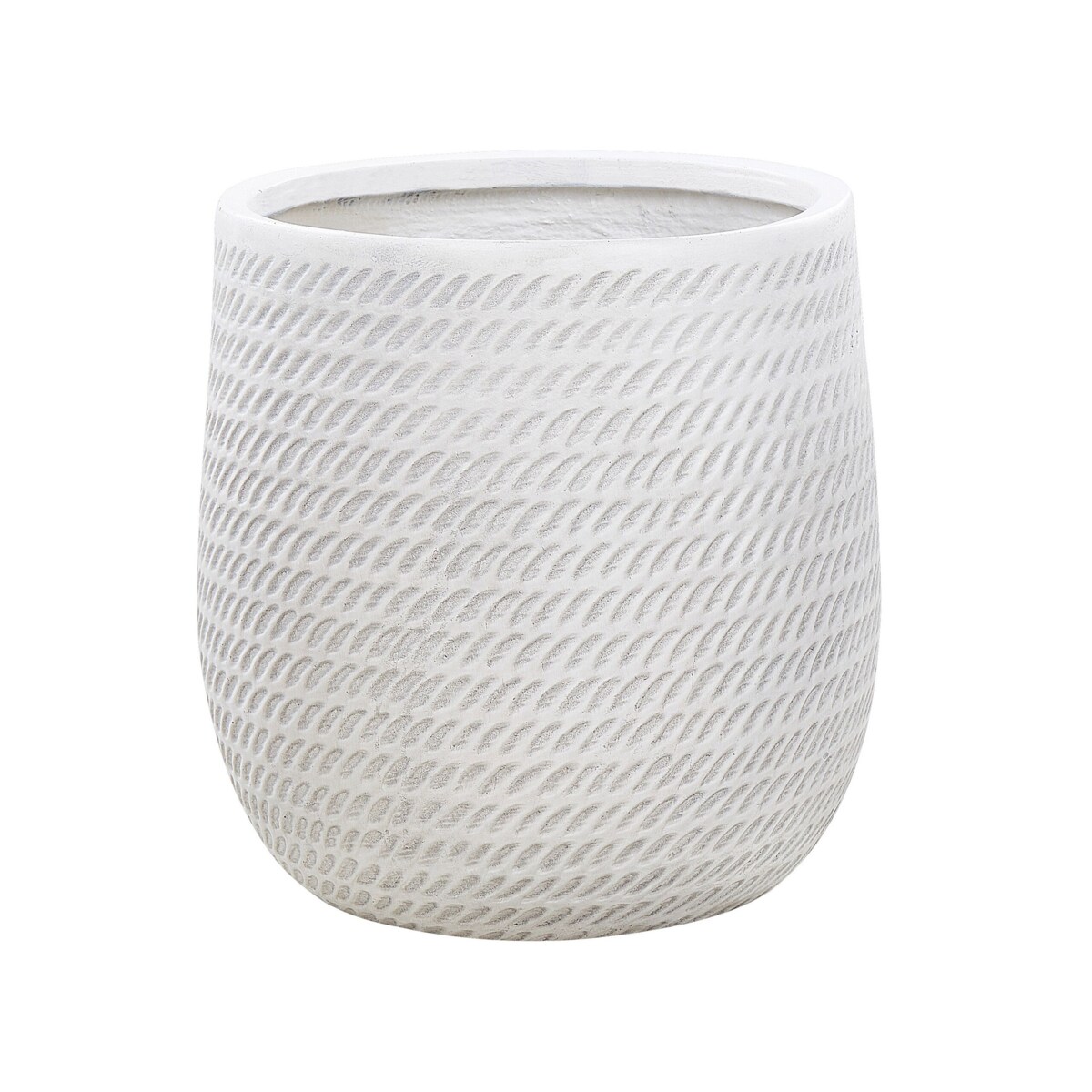 Doniczka ⌀ 39 cm złamana biel LIVADIA