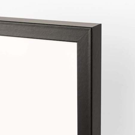 Ramka na zdjęcia 15x20 cm czarna rama MDF z plexi do postawienia powieszenia klasyczna ramka