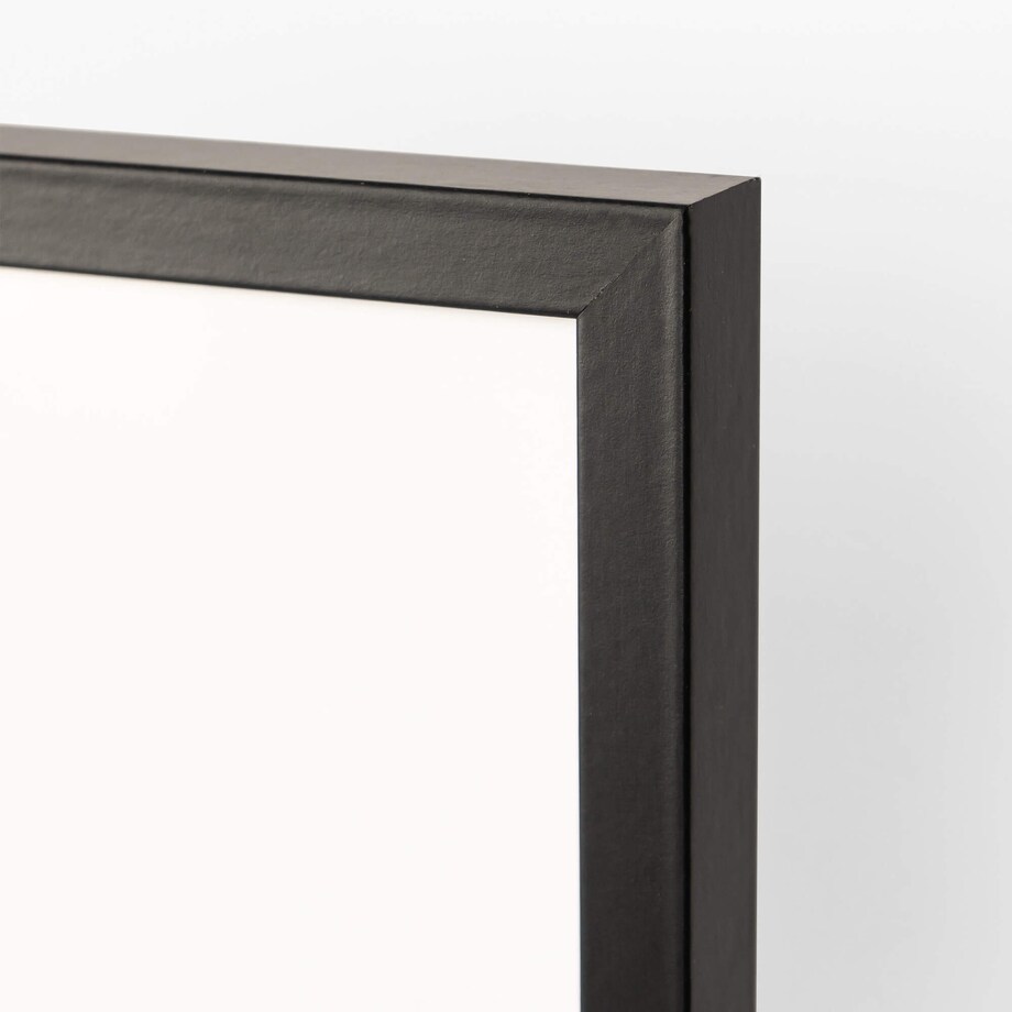 Ramka na zdjęcia 15x20 cm czarna rama MDF z plexi do postawienia powieszenia klasyczna ramka