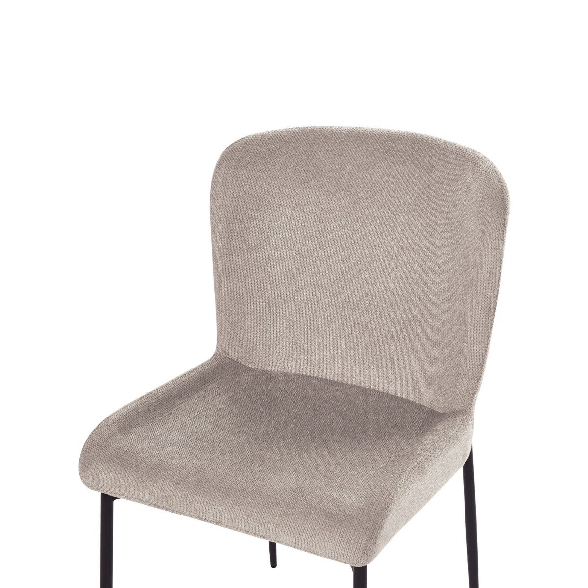 Zestaw 2 krzeseł do jadalni beżowoszary ADA