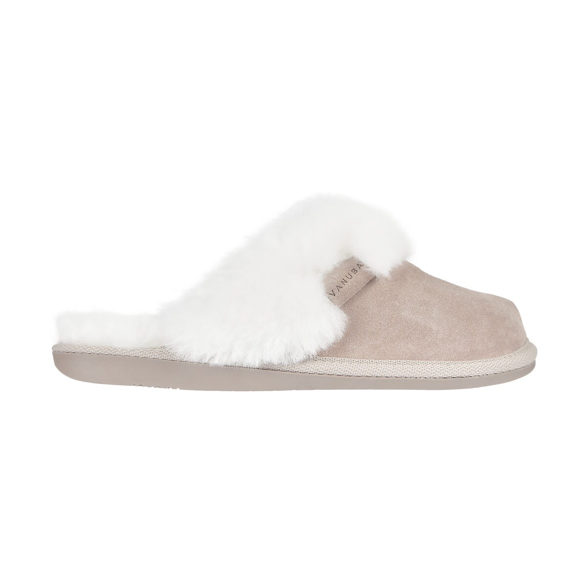 KAPCIE DAMSKIE CASHMERE BEŻOWO-BIAŁE 39