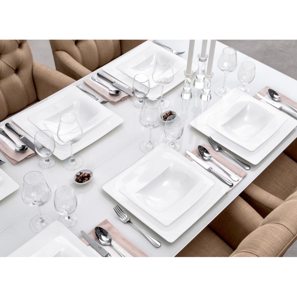Zestaw obiadowy Modern Grace, 12 el, Villeroy & Boch