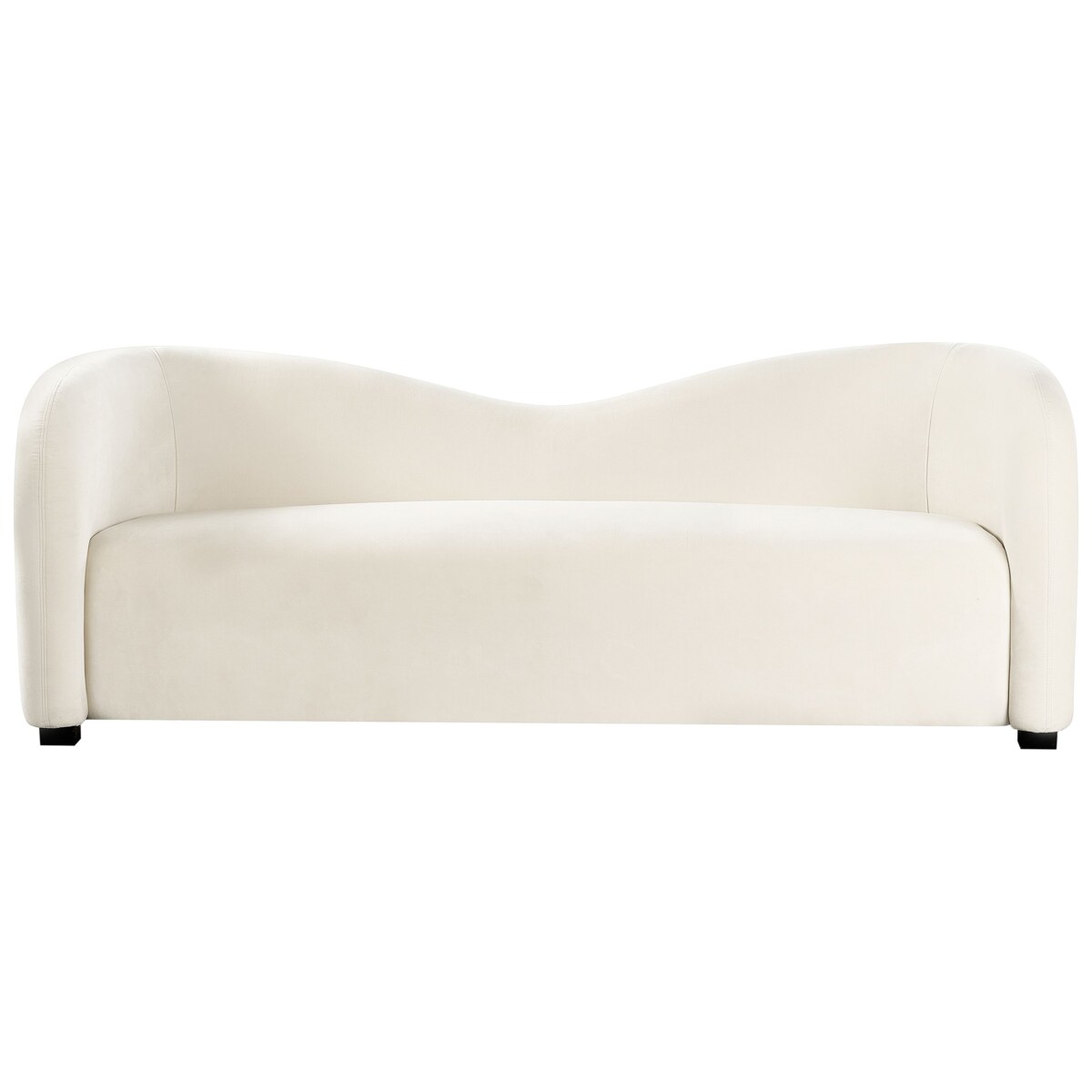 Komplet wypoczynkowy dla 5 osób VELTADA Welur Złamana biel