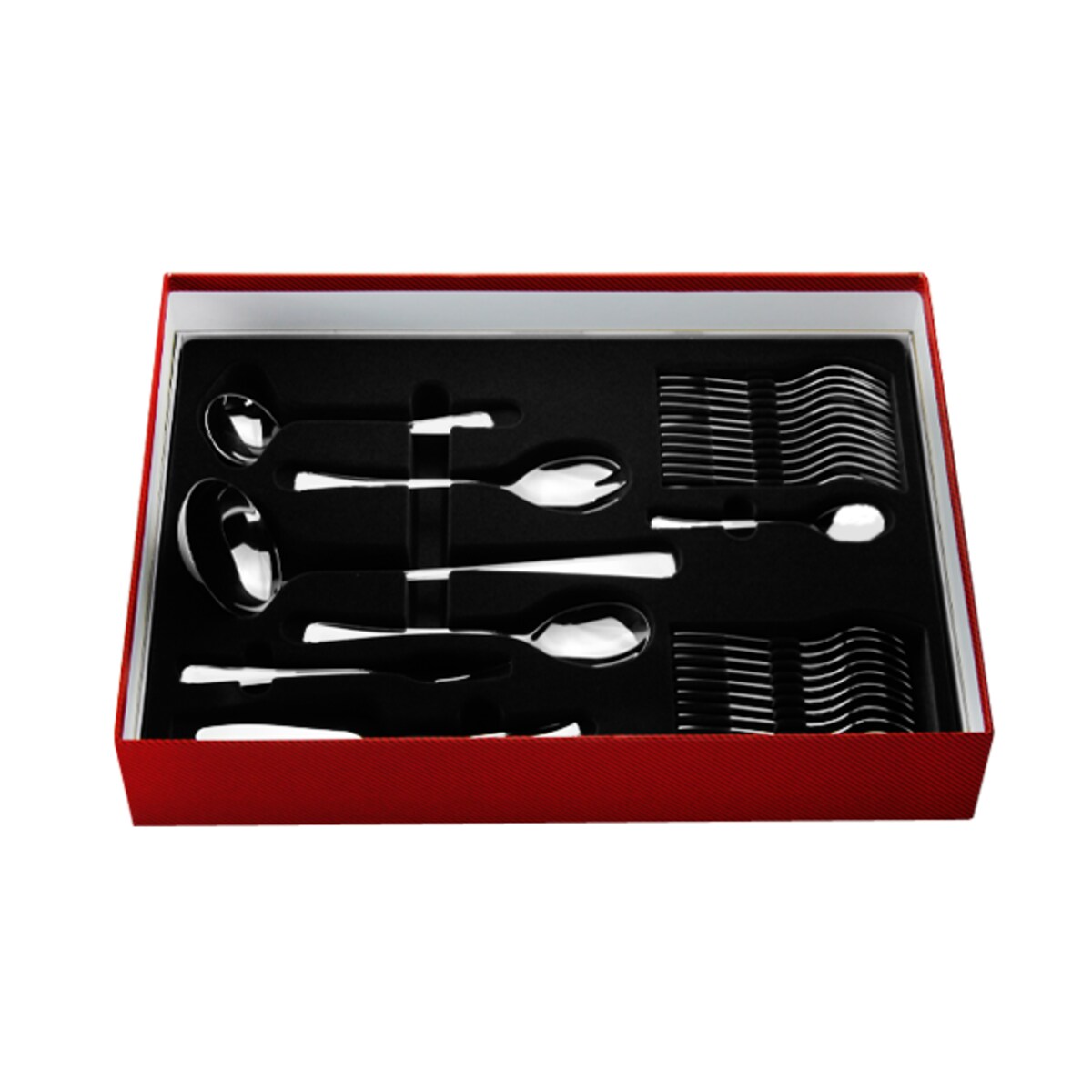 Zestaw sztućców Gerlach Onda 68 Elementów Srebrny Połysk Pudełko / 12 Os
