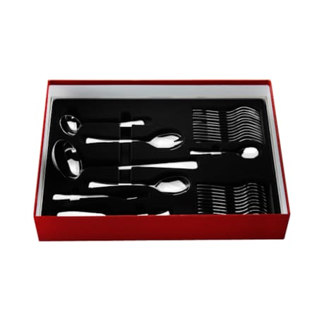 Zestaw sztućców Gerlach Onda 68 Elementów Srebrny Połysk Pudełko / 12 Os