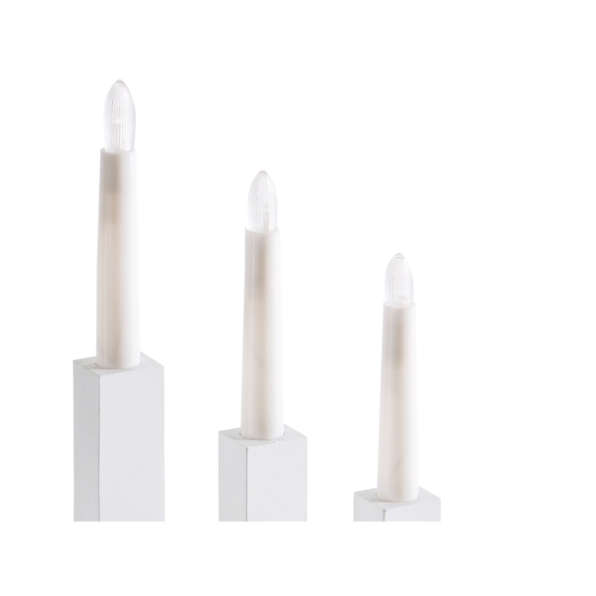 Świąteczny świecznik BJORKAN LED Biały