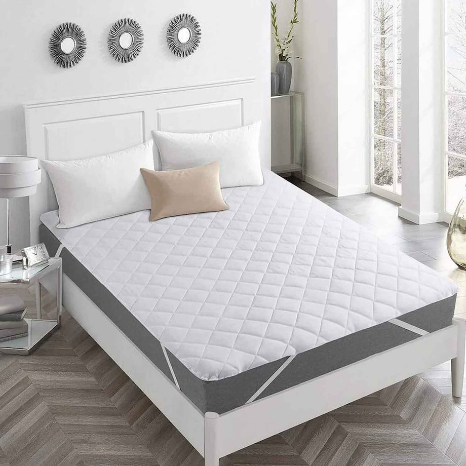 Ochraniacz na materac wodoodporny 160x200 gruby topper podkład