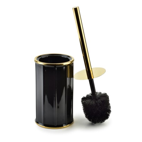 CIRI BLACK Szczotka do WC 9,5x9,5xh34cm czarno złota