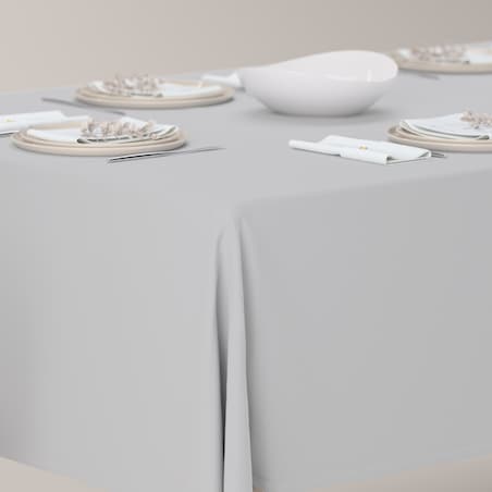 Obrus prostokątny 130 x 130 cm srebrny