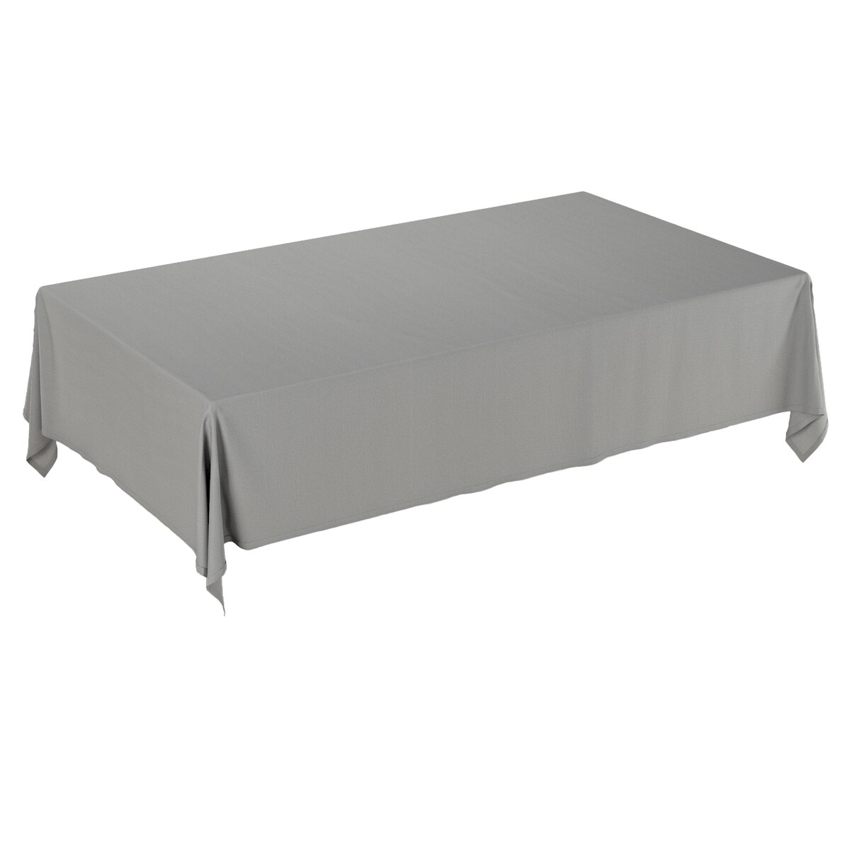 Obrus prostokątny 130 x 160 cm szary
