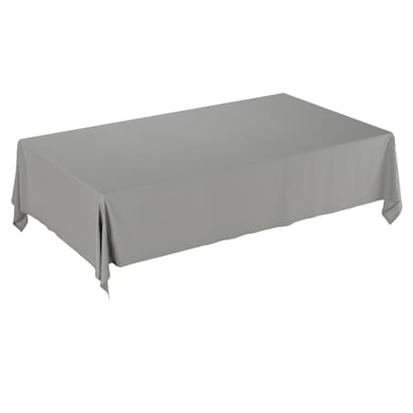 Obrus prostokątny 130 x 160 cm szary