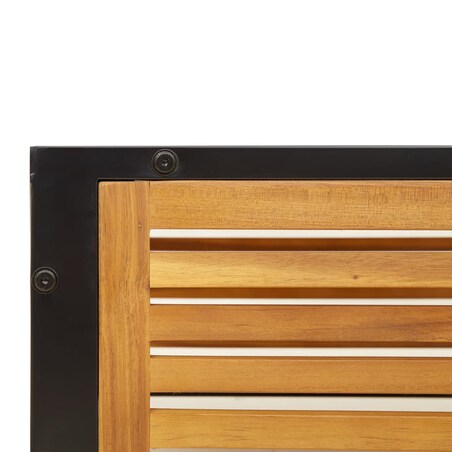 vidaXL Stolik ogrodowy, 68x68x30 cm, lite drewno akacjowe