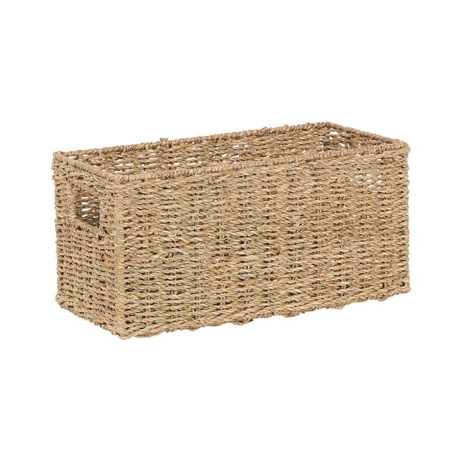 Zestaw 2 koszy z trawy morskiej jasny DONGHA