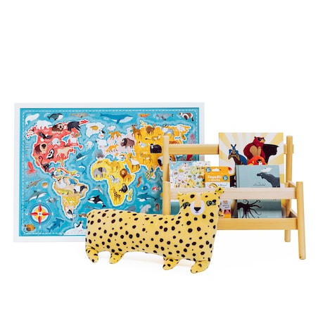 Puzzlove CzuCzu Zwierzęta Mapa świata 60 el.