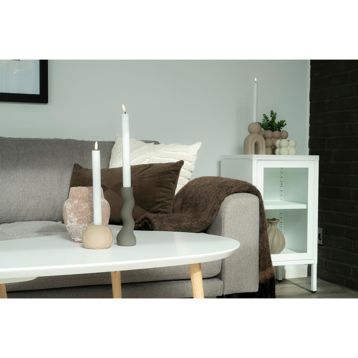 Pled Carmel ciepły wełniany brązowy 130x170 na kanapę i łóżko