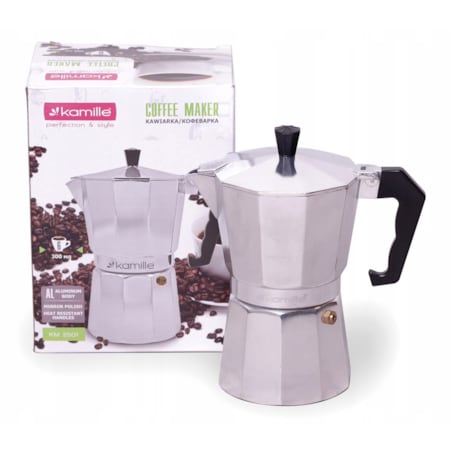Kawiarka kafeterka zaparzacz do kawy aluminium 300ml KAMILLE