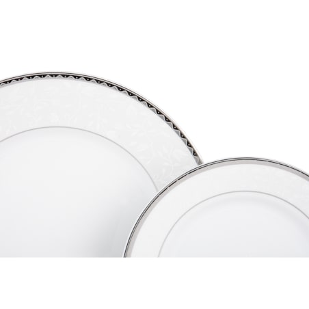 Zestaw obiadowy 6os. (18 el.) AMELIA PLATYNA