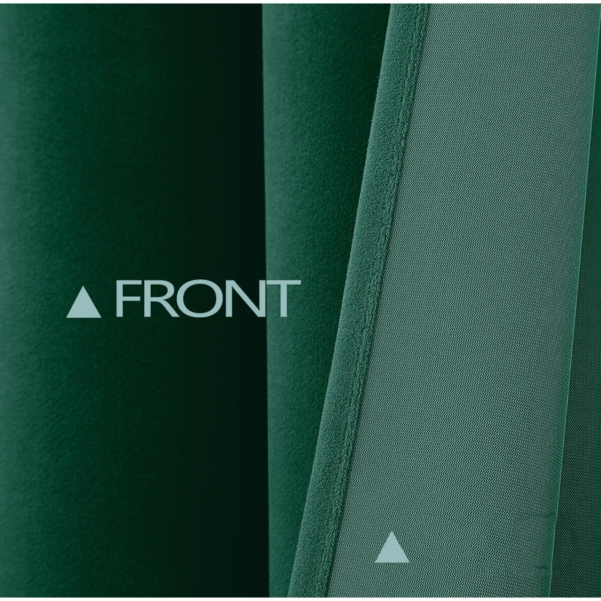 Zasłony gotowe na taśmie welurowe 140x250 butelkowa zieleń