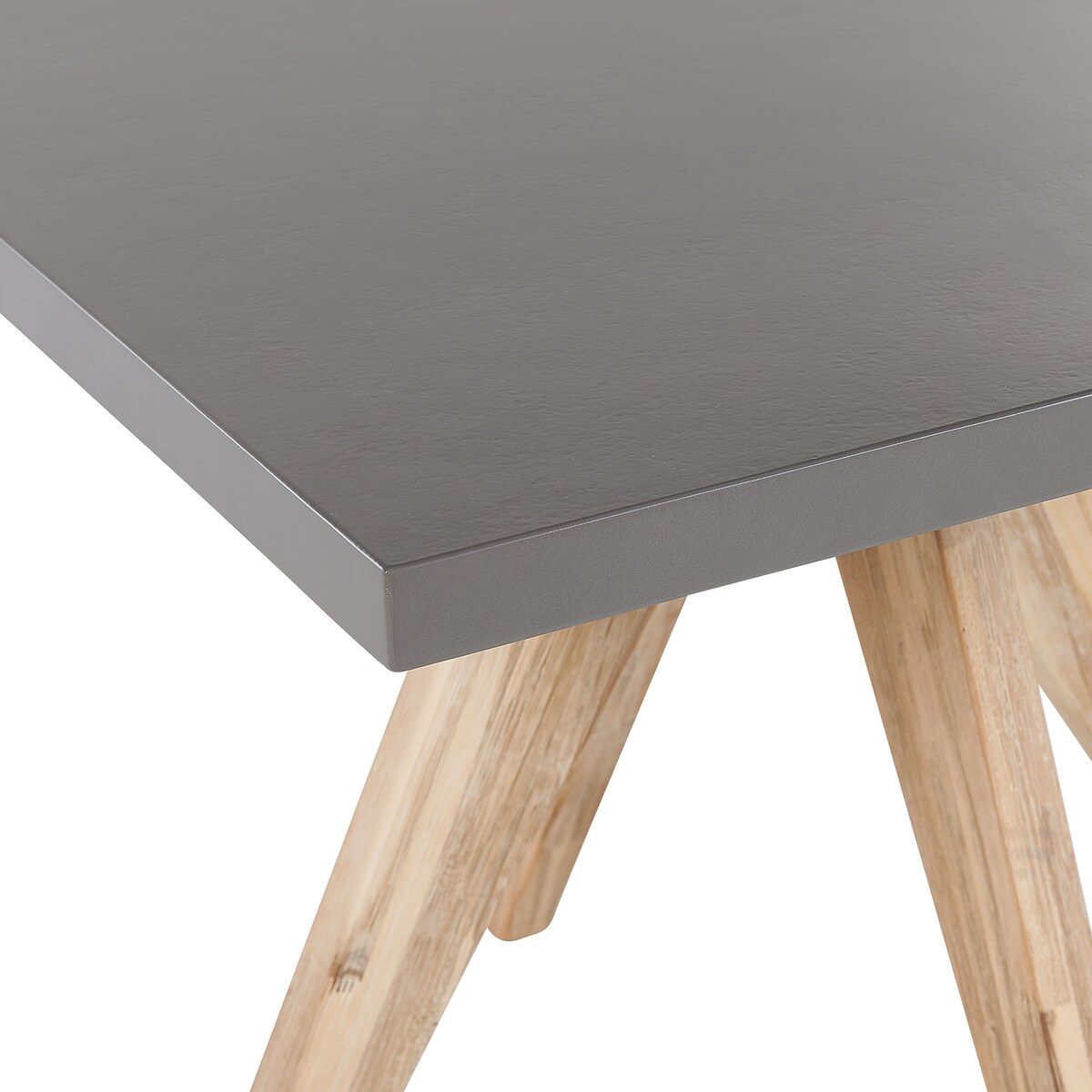 Stół ogrodowy OLBIA 90 cm 90 cm Beton Szary
