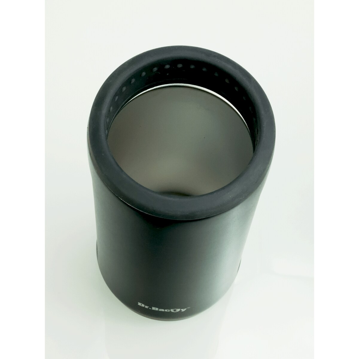 Kubek termiczny na kawę 2w1 Dr.Bacty Notus 360 ml - czarny