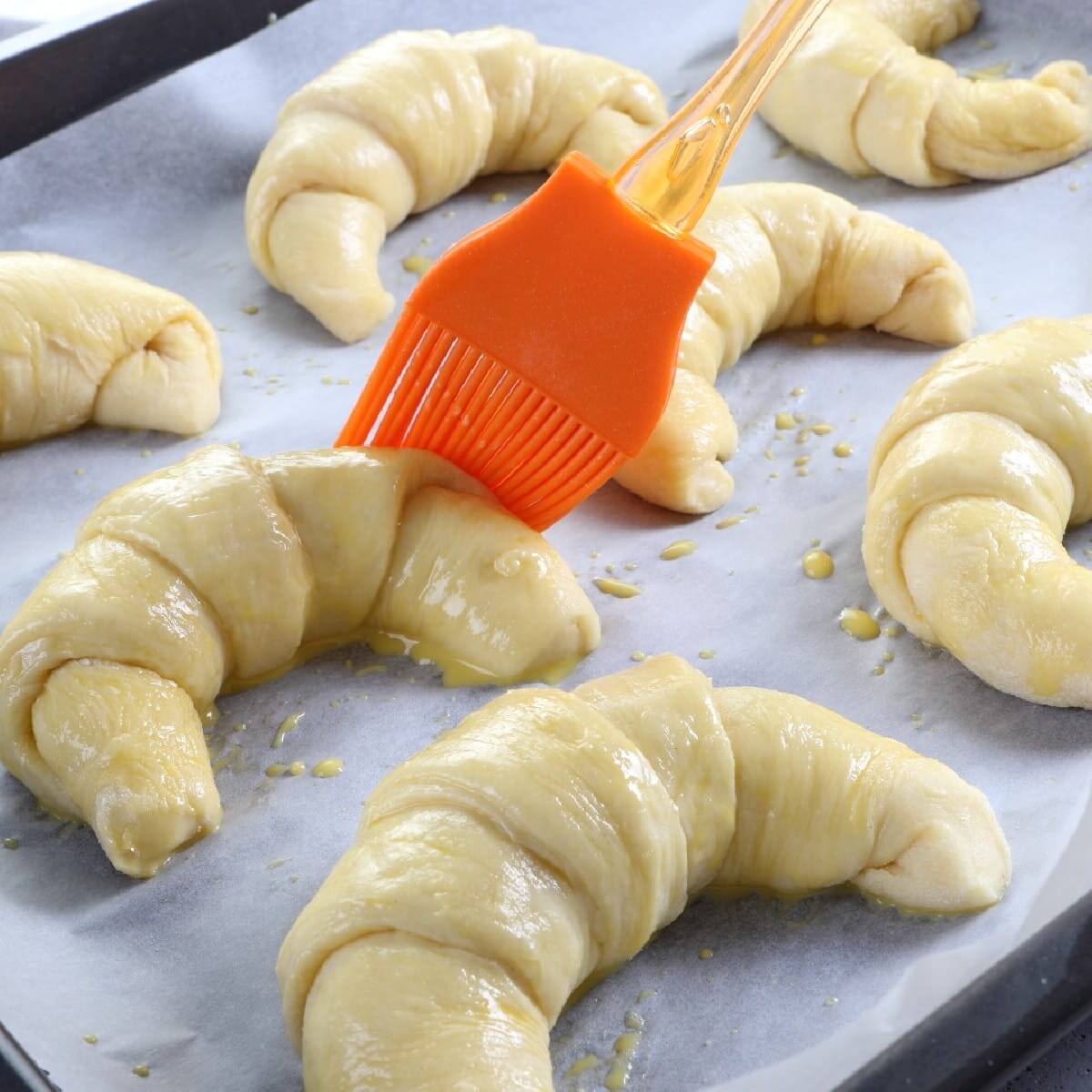 Silikonowy pędzelek kuchenny do smarowania ciast ciasta mięs mięsa 29cm TIROSS