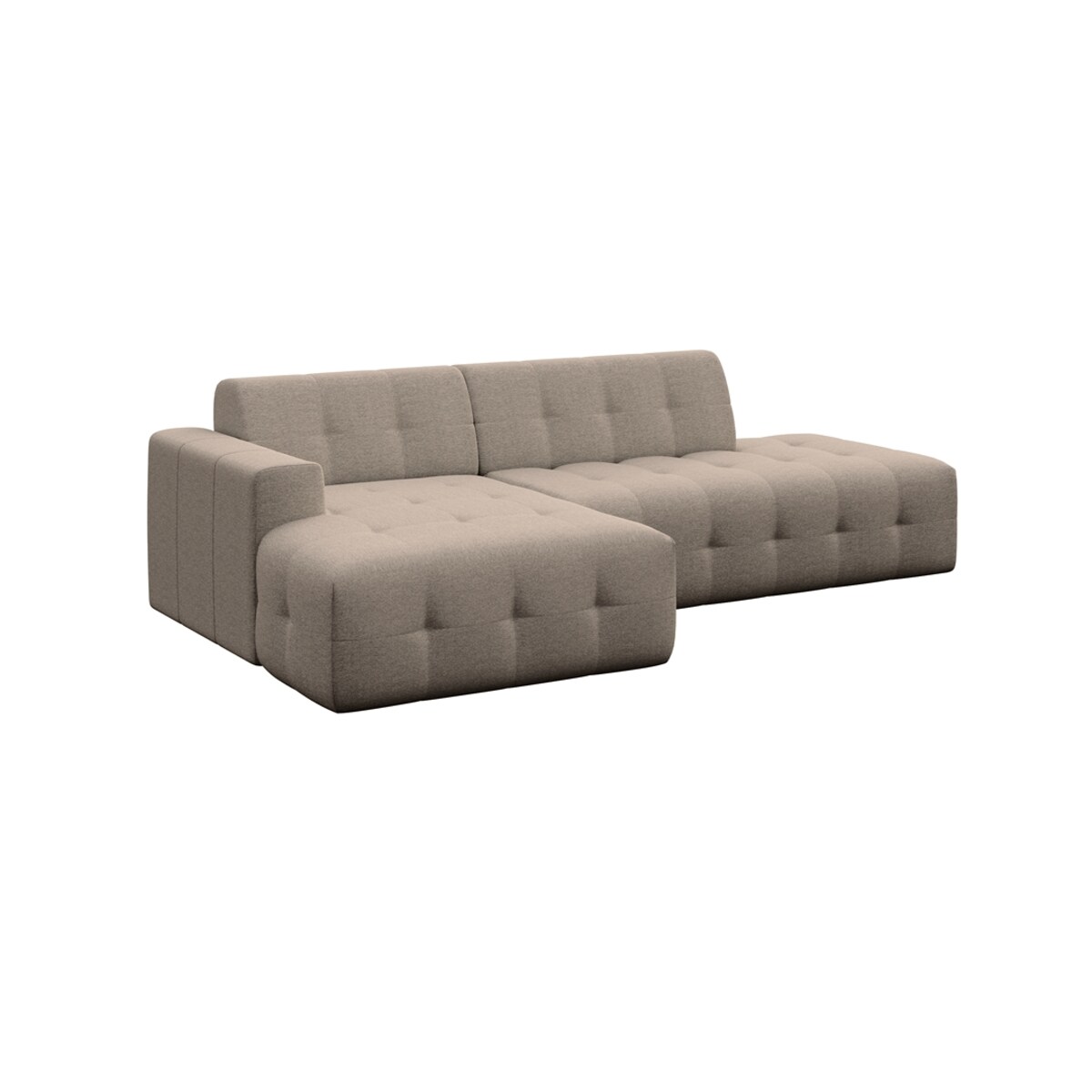 Sofa narożna lewa Tuil camelowa