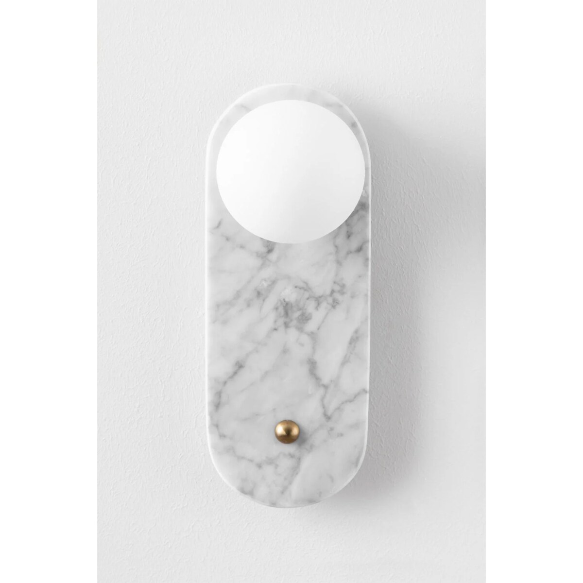 Kinkiet ścienny z marmuru i szkła Salm
