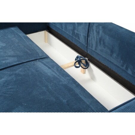 Kanapa MILLE z funkcją spania, sztruks, Kolor: POSO 06