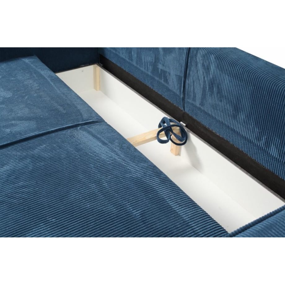 Kanapa MILLE z funkcją spania, sztruks, Kolor: POSO 06