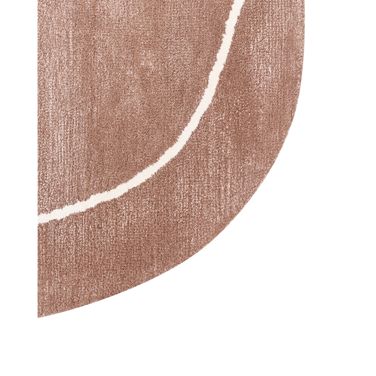 Dywan DERA Brązowy 160 x 230 cm Wiskoza