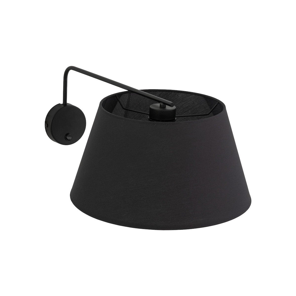 Kinkiet ścienny z włącznikiem TK Lighting FORMO 11343 czarny E27 nowoczesna lampa do sypialni i salonu