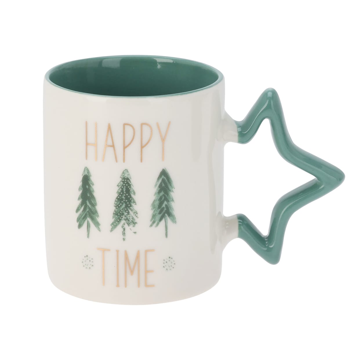 Kubek Z Uchem Świąteczny 380 Ml Porcelanowy Zimowy Świąteczny