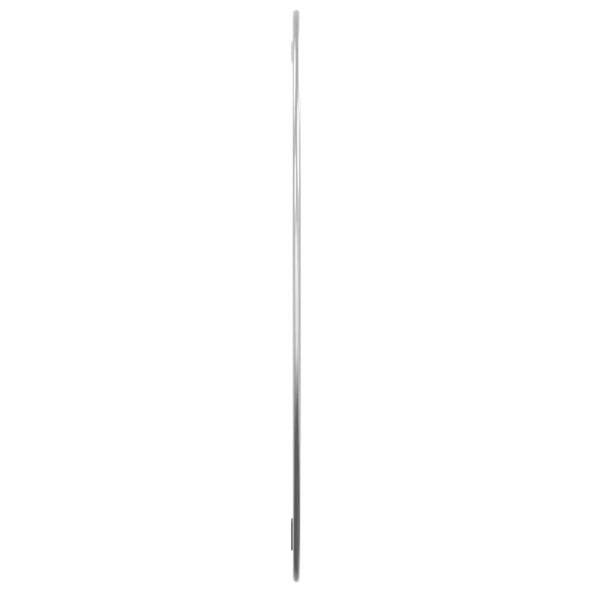 vidaXL Lustro ścienne, srebrne, Ø 60 cm, okrągłe