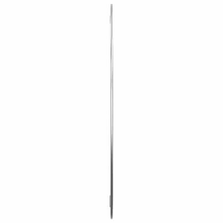 vidaXL Lustro ścienne, srebrne, Ø 60 cm, okrągłe