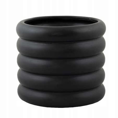 DONICA BUBBLES czarny mat ceramiczna śr. 17cm