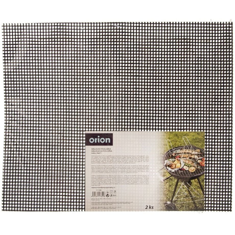 Mata Teflonowa Nieprzywierająca na Grilla do Pieczenia Zestaw 2 szt. 40 x 33