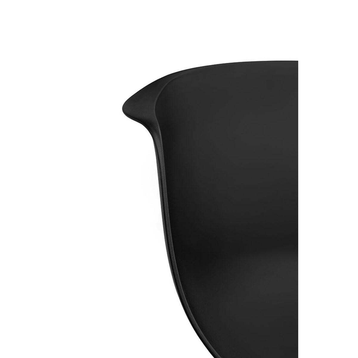 Wygodne krzesło Ralf 342 CPP6 na metalowych nogach czarne