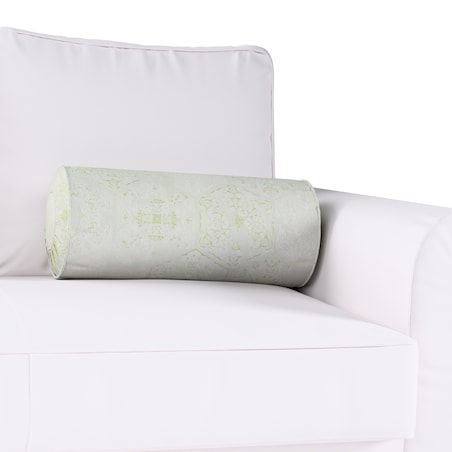 Poduszka wałek z zakładkami, zielony ornament, Ø20 x 50 cm, Christmas