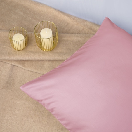 Poszewka satynowa 50x60 kolor Wrzos